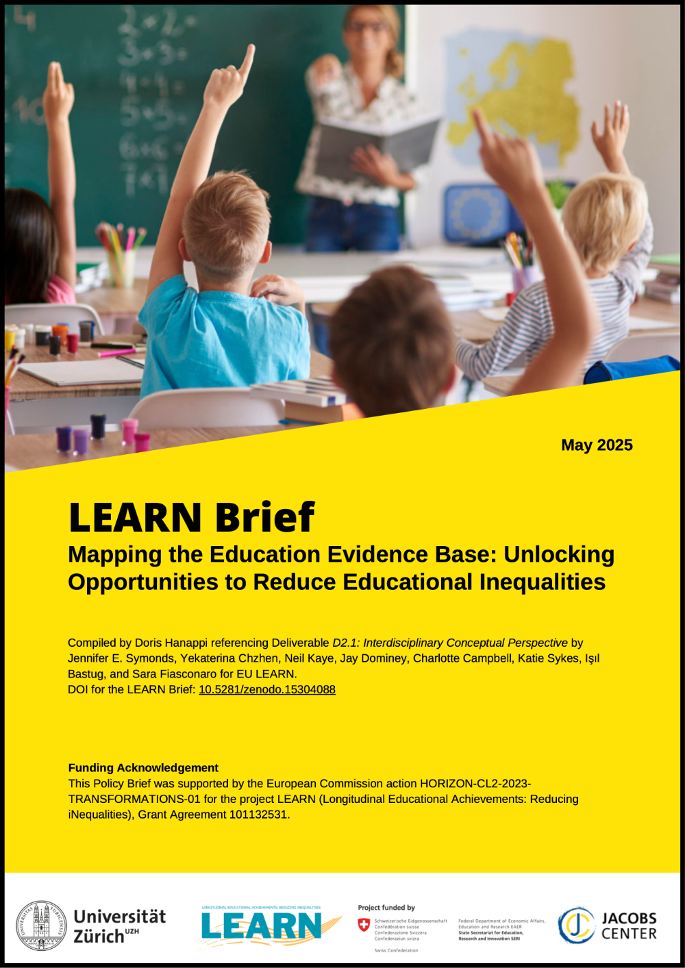 LEARN Brief: Mapping the Education Evidence Base: Unlocking Opportunities to Reduce Educational Inequalities