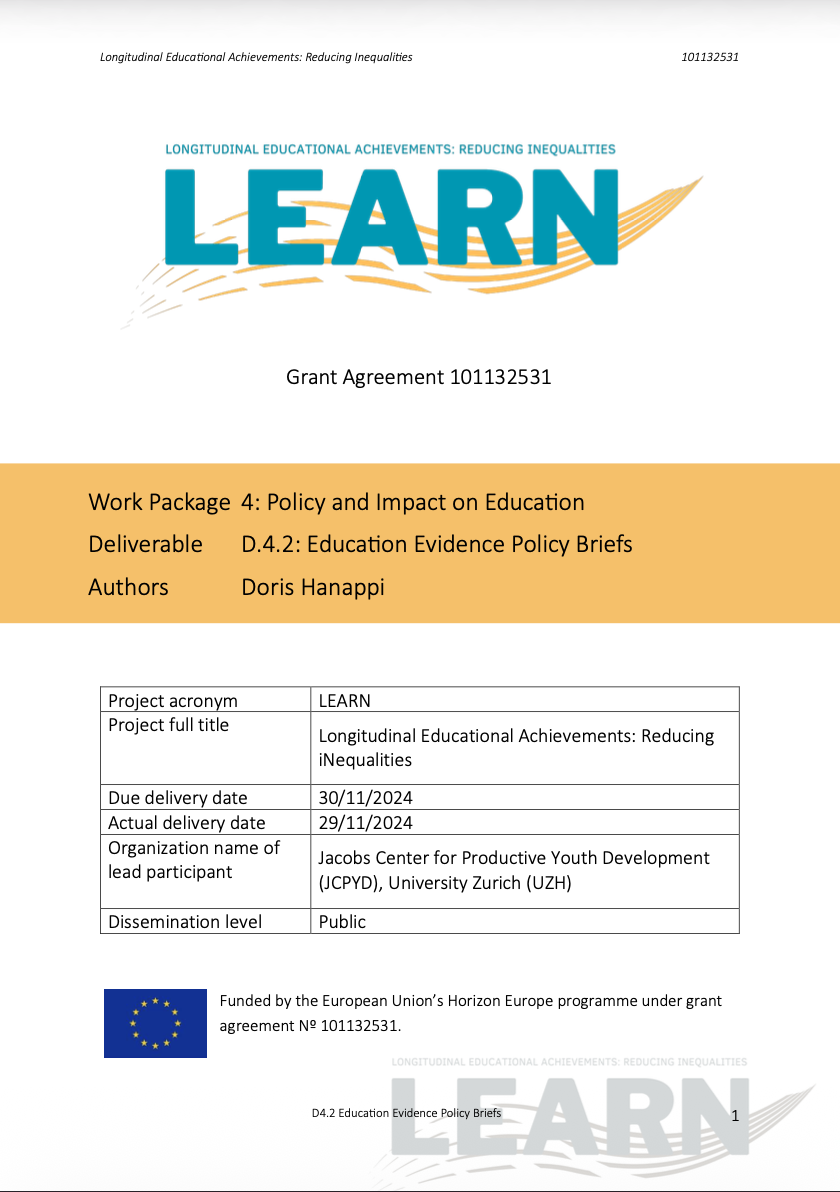 Deliverable Report Policy Briefs